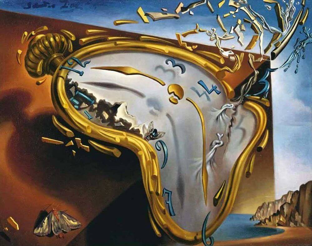 Ceasul care se topește - Salvador Dali, 1954